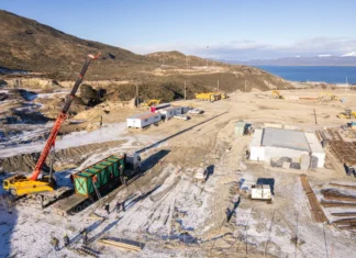 Central termoeléctrica en Tierra del Fuego